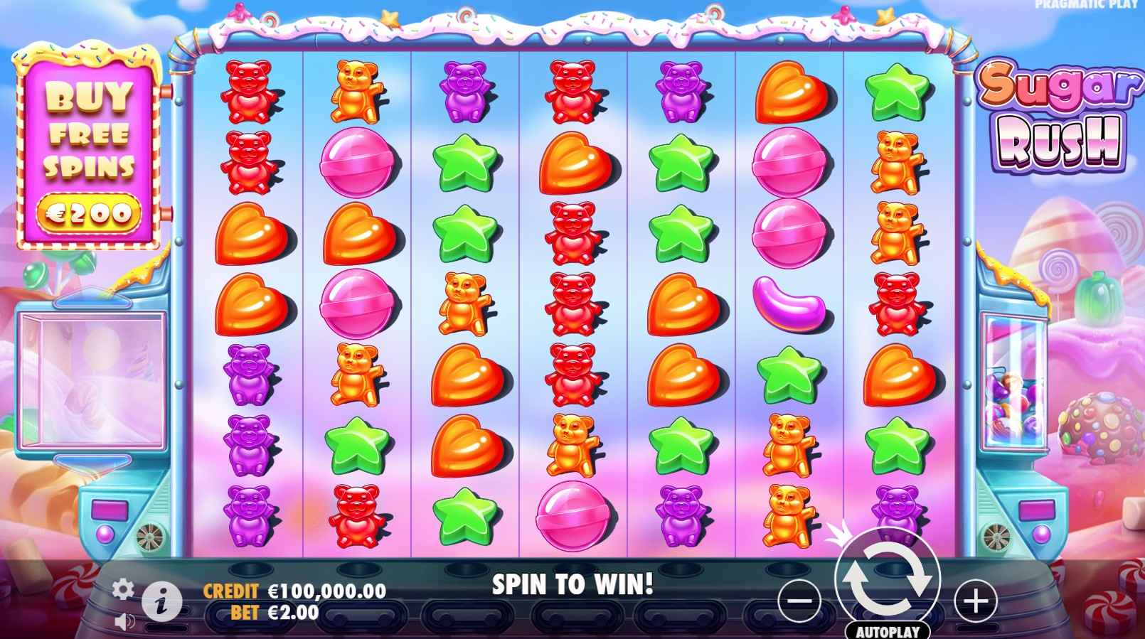 Sugar Rush game screen